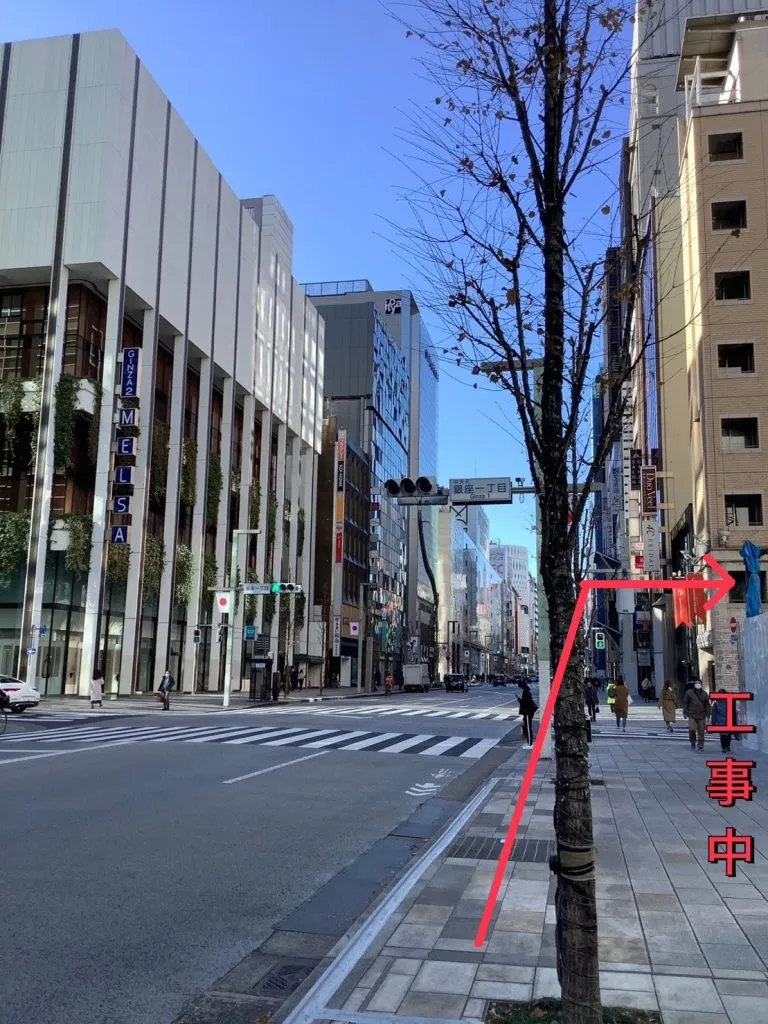 銀座一丁目駅７番出口からの行き方9