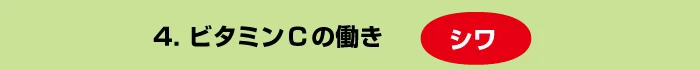 ビタミンCシワ
